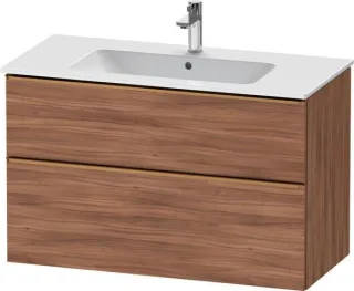 Duravit D-Neo Waschtischunterbau wandhängend Nussbaum Matt 1010x462x625 mm - DE4363004790000 DE4363004790000