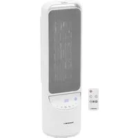 Uniprodo Keramikheizlüfter Elektro-Heizlüfter Heizstrahler Elektroheizer 1200/2000 W schwenkbar, 2000 W