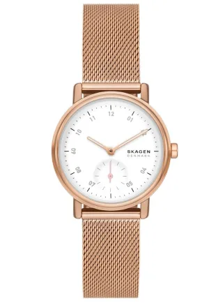 Skagen Kuppel Lille roségold Damen Armbanduhr SKW3099