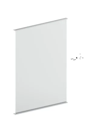 Keuco S-Tür Match 128x5 Ersatzteil SPS 90101 90101170048 li. 549x700mm silb.-elox., 90101170048 90101170048