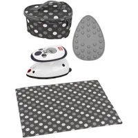 Semplix Dampfbügeleisen - Min-Bügeleisen von Prym + Bügelunterlage + Tasche