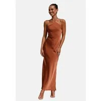 Moda Minx Jerseykleid Kiki Long Dress mit angesagtem Neckholder-Design