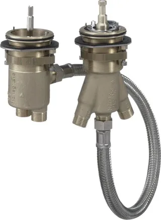 Hansgrohe Grundset Wannenrandthermostat für externen Auslauf, 13550180 13550180