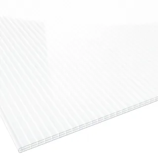 Polycarbonat Stegplatte | 2ND LIFE LINE | 16 mm | Breite 980 mm | opal-weiß