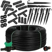Sarcia.eu Bewässerungssystem Rivulis HYDRO 16mm-1,2l/h-0,30m schwarze Tropfleitung 25m+Zubehör