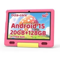 BUFO Kinder Lern-Tablet mit Elternkontrolle 10'' Android 16, 64GB Tablet (10", 128 GB, Android 15, Kids Bumper blau)