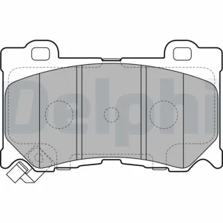 Delphi Bremsbel?ge vorne Nissan 370z
