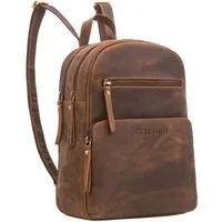 STILORD Cityrucksack "Fabienne" Kleiner Vintage Damen Rucksack Echtleder mit vielen Fächern