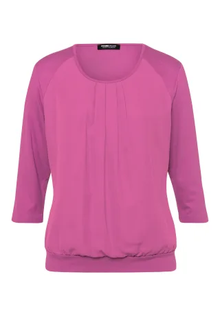 FRANK WALDER - Blusenshirt NOS mit doppeltem Vorderteil frozen berry - Gr. - 48