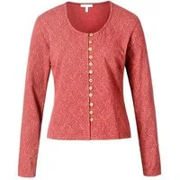 Himalaya Clothing Cardigan Elegante Damen Jerseyjacke mit Jacquard-Muster aus Bio-Baumwolle Edler und leichter Cardigan mit hohem Tragekomfort