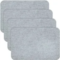 Erwin Müller Platzset Tischset "Beja" 4er-Pack, Filz Uni