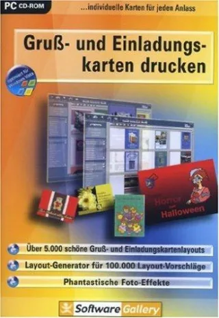 Gruß- + Einladungskarten drucken für Windows Vista