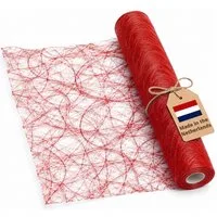 DecoHomeTextil Heimtextilmanufaktur Tischläufer Deco Netz Tischband Dekoration Dekor Breite 30cm Farbe+Länge wählbar