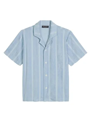 Marc O'Polo Herren Pyjamaoberteil Terry TowelSchlafshirt, Pyjama Shirt, Nachtshirt