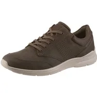 Ecco IRVING Sneaker mit weißer Laufsohle, Freizeitschuh, Halbschuh, Schnürschuh