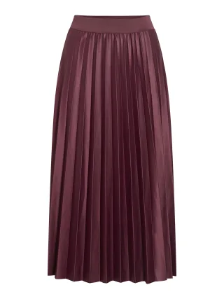 VILA - VINITBAN MIDI SKIRT - NOOS Port Royale - Gr. - XS