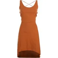 Vishes Sommerkleid Damen Rückenfrei Schnürung Asymmetrisch Baumwolle Alternative Mode, Boho, Hippie, Ethno, Festival