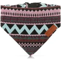 Made by Nami Hunde-Halsband Boho Hundehalstuch in verschiedenen Größen, für kleine und große Hunde (Lila oder Blau)