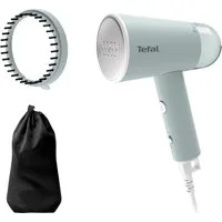 Tefal Dampfbürste DT1034 Origin Travel Dampfglätter, 1200 W, 20 g/Min. Dampfabgabe, 1200 W, klappbar, einsatzbereit in 25 Sekunden, 70 ml Tank, Weiß/Eukalyptus