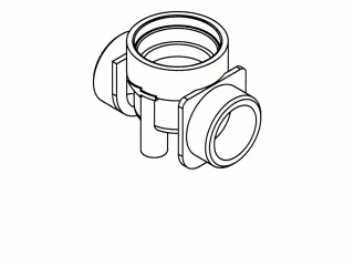 Schell Aufnahmegehäuse für Kartuschenventil L=55mm 3/4" AG 014580099