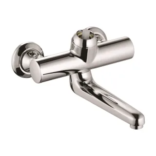 KLUDI PROVITA Wandarmatur-Einhandmischer DN 15 ohne Hebel, Ausladung 255 mm chrom 335330500