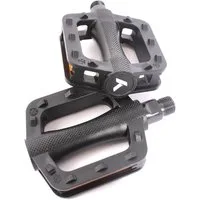 KHEbikes Fahrradpedale KHE PRISM Kinder BMX Pedale 1/2" schwarz 288 g (Geeignet für 1-teilige Kurbeln (OPC)