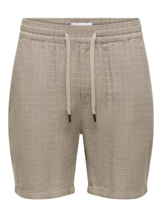 ONLY&SONS - ONSTEL LATHAM 0257 SHORTS NOOS Desert Taupe - Gr. - XXL