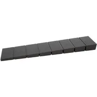 sossai® Montagekeil Unterlegkeil mit Soll-Bruchstelle in Schwarz, (10-St)