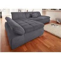 DOMO collection Ecksofa NMORIC XXL, 300x172x80cm, viel Platz, bequem, L-Form, wahlweise mit Bettfunktion und Armlehnverstellung