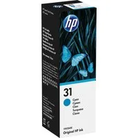 HP HP original Tintenflasche 31 Cyan, 70 ml Nachfülltinte (für HP, 1x 70 ml)