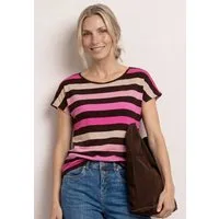 STREET ONE T-Shirt mit Rundhalsausschnitt