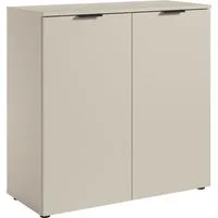 HBZ Sideboard Linz Kommode, BxHxT 90x90x40cm (1 St), Breite 90cm,Lip-Griff,Melaminbeschichtung