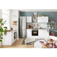 OPTIFIT Unterschrank Iver Breite 100 cm, 2 Türen und 2 Schubkästen, mit 38 mm Arbeitsplatte