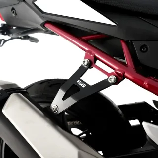 R&amp;G Auspuffhalter für Honda CB 750 Hornet Baujahr 2023-2026 RH12/RH24 Aluminium schwarz