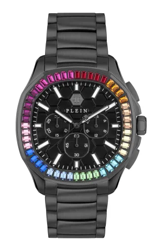 Philipp Plein $keleton $pectre Schwarz Herren Armbanduhr PWSAA0723