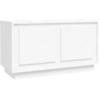 vidaXL TV-Schrank TV-Schrank Weiß 80x35x45 cm Holzwerkstoff (1-St)