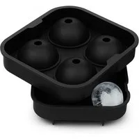 LIVINA HOME Eiswürfelform Silikon mit Trichter, bpa frei & leichtes herauslösen, Rund, Kugel, Perfekt für Drinks: Langsam schmelzende Kugeln