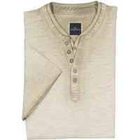 Engbers T-Shirt Herren Henley T-Shirt, Beige