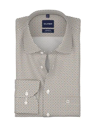 OLYMP - Businesshemd Comfort Fit braun - Gr. - 41