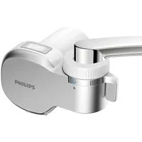 Philips Wasserhahnfilter Philips Ontap Wasserhahn-Filter mit Display inkl. 3 Ersatzfilter, Zubehör für X-Guard AWP305 & X-Guard Ultra AWP315, Verbessert den Wassergeschmack, reduziert Verunreinigungen & Sedimente
