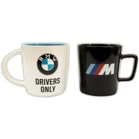 BMW Tasse BMW 2x Tassen Drivers Only M Perfomance Becher Kaffeetasse, 1-tlg.