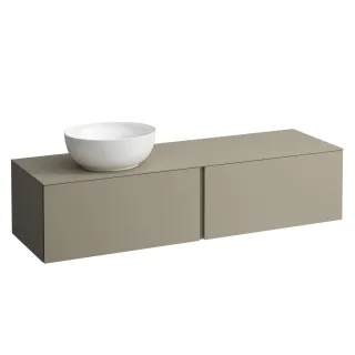 LAUFEN Waschtischunterschrank und Waschtischplatte ALESSI 500x1600x370 H4303520972701