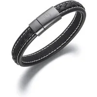 Lunavit Armband Lunavit Leder Magnetarmband Zoom