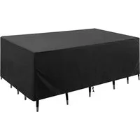 SinLaw Gartenmöbel-Schutzhülle Wasserdichte Outdoor-Möbelabdeckung 600D, mit Zugband für Gartentische (1-St), Rechteckige Abdeckung,UV-beständig,Atmungsaktiv,Sturmfest