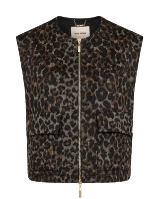 MOS MOSH - MMElise Leo Vest black - Gr. - XS
