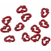 Deko AS Streudeko Mini-Herzen Streudeko - rot - 2,5 cm - 3 Beutel à 12 St., (3-tlg), auch zum Auffädeln