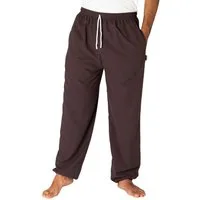 PANASIAM Stoffhose Sommerhose aus Baumwolle - blickdicht - leichte Freizeithose - Unisex Baumwollhose Damen & Herren - Schlupfhose f. Alltag Urlaub Homeoffice