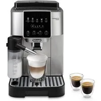 De'Longhi Kaffeevollautomat Start Milk ECAM220.80.SB, Milchkaraffe inklusive, Perfekter Cappuccino, Für cremigen Barista-Milchschaum – auch für pflanzliche Alternativen