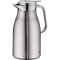 Alfi Isolierkanne SKYLINE, mit Hartglaseinsatz und ergonomischem Griff, 1 l, (1-St), 12h heiß & 24h kalt, Drehverschluss mit bequemem Druckknopf