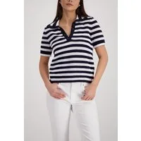 Monari Ajourpullover Regular fit mit Strasssteinen